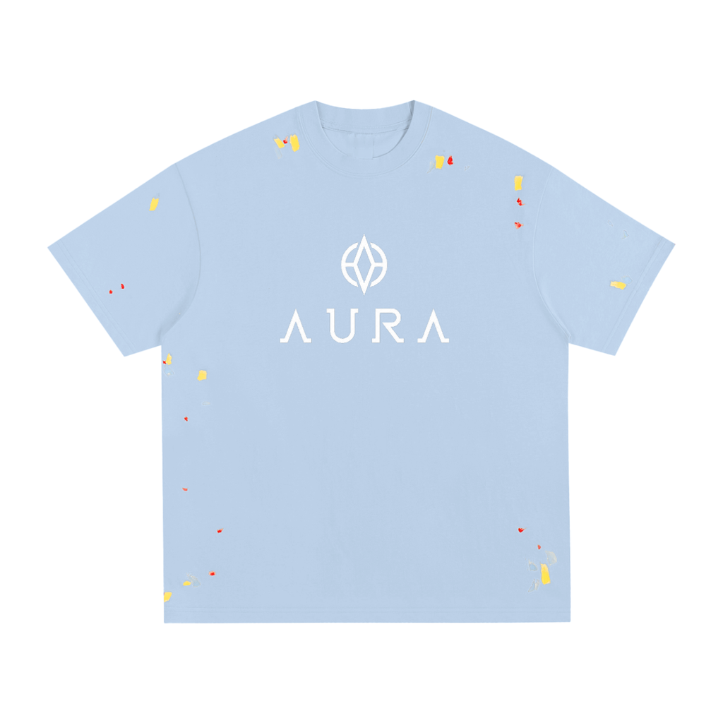 AuraLyse| The Energy You Carry Within You| Paint Splatter T-Shirt