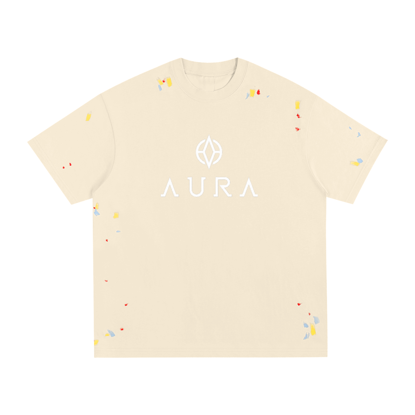 AuraLyse| The Energy You Carry Within You| Paint Splatter T-Shirt