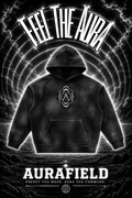 AuraLyse| AuraField Sunfade Fleece Hoodie (Black)